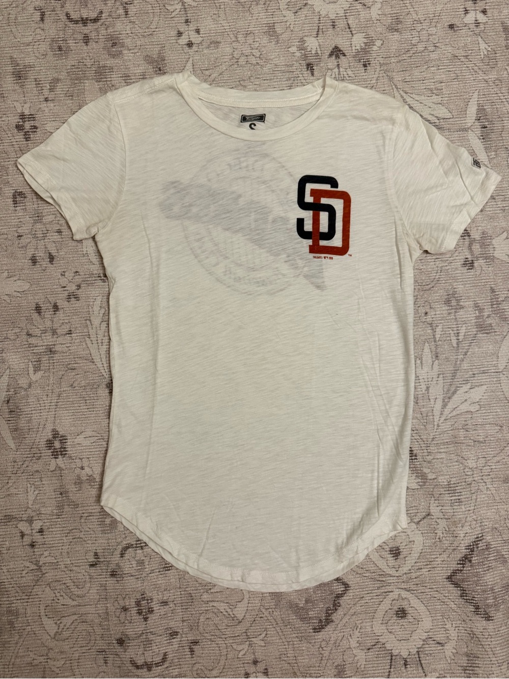 San Diego Padres White Logo Tee
